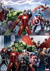 Dėlionės Avengers, 2 vnt. x 100 detalių kaina ir informacija | Dėlionės (puzzle) | pigu.lt