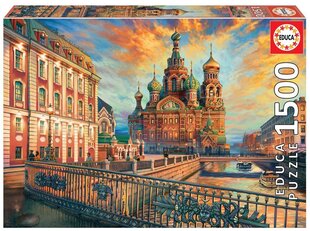 Dėlionė Sankt Peterburgas, 1500 detalių kaina ir informacija | Dėlionės (puzzle) | pigu.lt