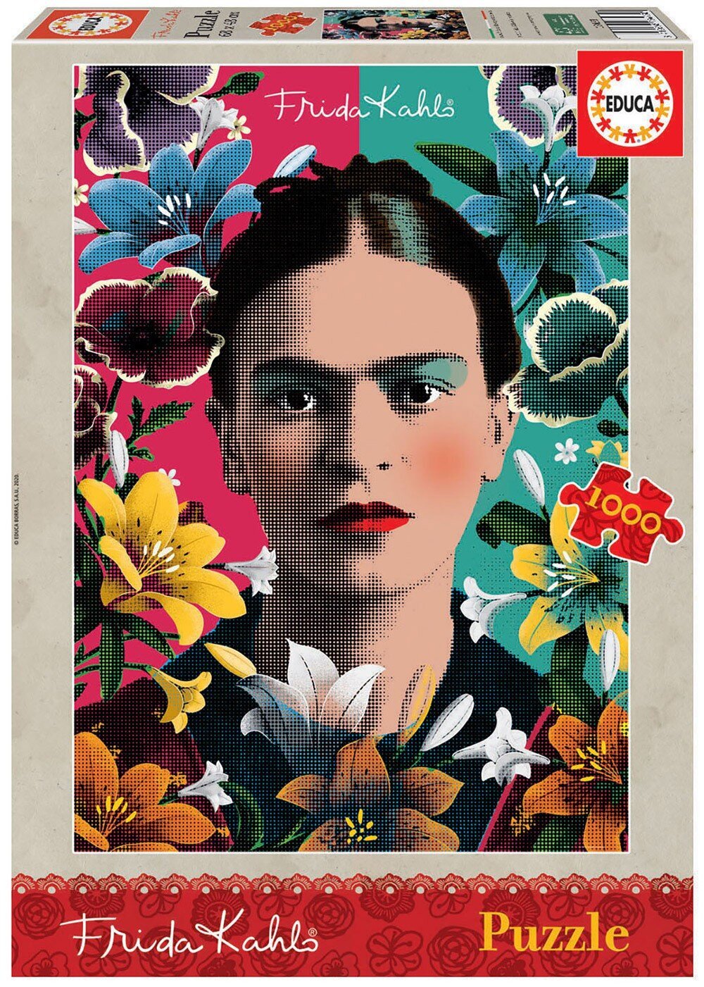 Dėlionė Frida Kahlo, 1000 detalių kaina | pigu.lt