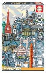 Головоломка Париж, 200 деталей цена и информация | Пазлы | pigu.lt