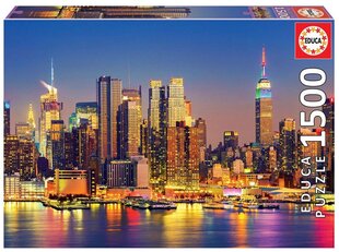 Dėlionė Manhetenas, 1500 detalių kaina ir informacija | Dėlionės (puzzle) | pigu.lt