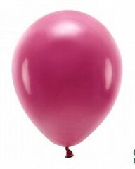 Eco balionai 30 cm 10 vnt, tamsiai bordo kaina ir informacija | Balionai | pigu.lt