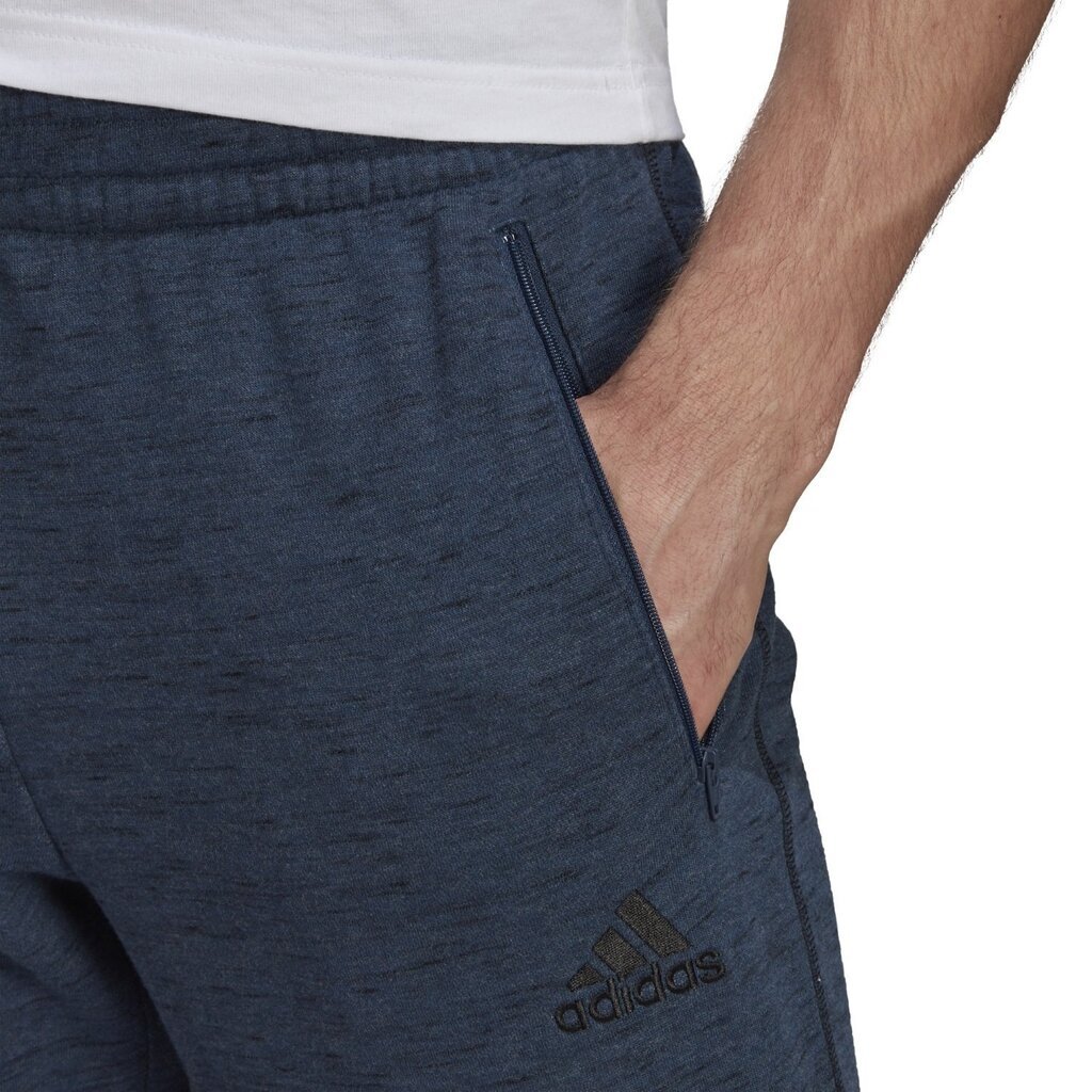 Sportinės kelnės vyrams Adidas Essentials Melange, mėlynos kaina ir informacija | Sportinė apranga vyrams | pigu.lt