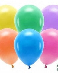 Eco balionai 30 cm 10 vnt, spalvoti kaina ir informacija | Balionai | pigu.lt