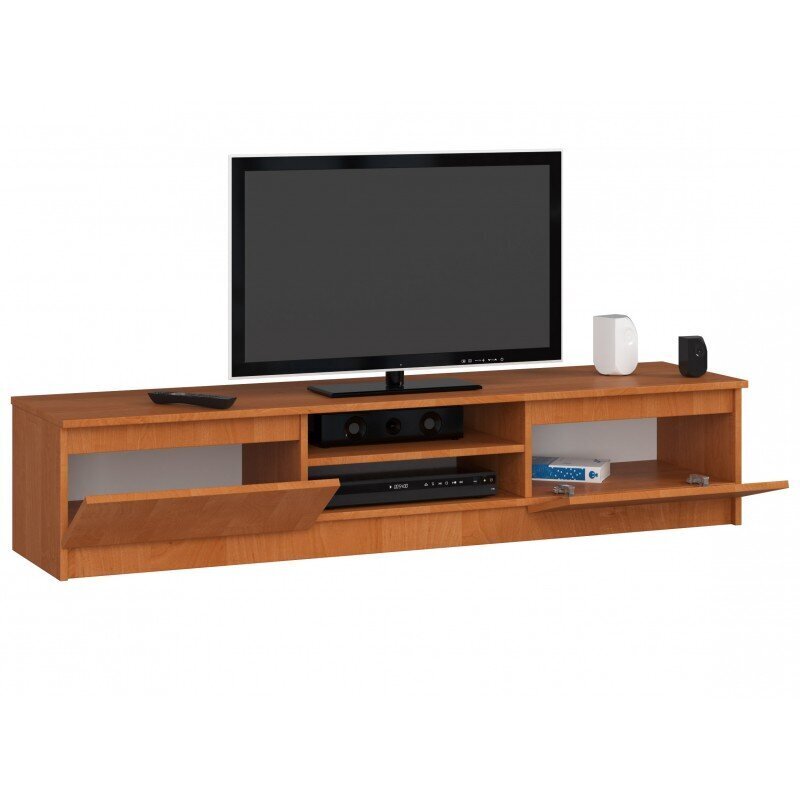 TV staliukas NORE RTV K, 160 cm, rudas kaina ir informacija | TV staliukai | pigu.lt