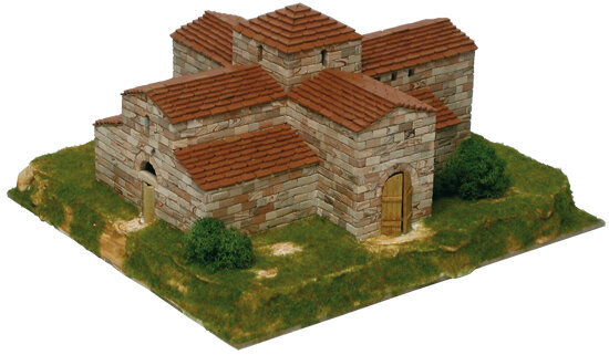 Mažų plytelių modeliavimo konstruktorius San Pedro de la Nave bažnyčia (Ispanija), Aedes 1102 kaina ir informacija | Konstruktoriai ir kaladėlės | pigu.lt