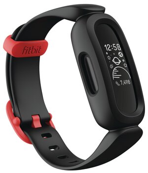 Fitbit Ace 3, Black/Red цена и информация | Фитнес-браслеты | pigu.lt