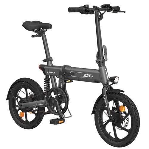 Elektrinis dviratis Himo Z16 16", pilkas kaina ir informacija | Elektriniai dviračiai | pigu.lt