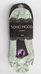 Женские следки с силиконовой полоской и силиконовой подошвой Soho Mood цена и информация | Женские носки | pigu.lt