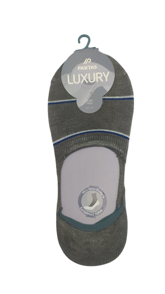 Pėdutės vyrams su silikonu kulnuose Paktas Luxury 1401 цена и информация | Vyriškos kojinės | pigu.lt