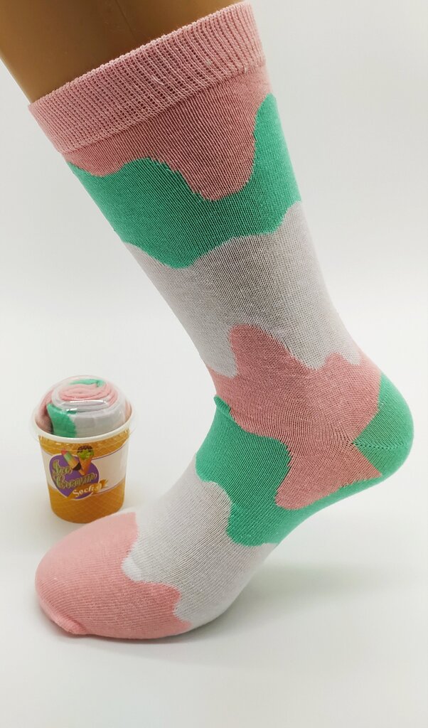 Kojinės moterims ledų puodelyje Ice cream socks kaina ir informacija | Moteriškos kojinės | pigu.lt