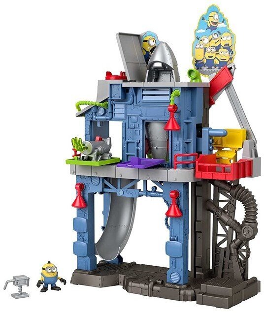 Minionų namelis Mattel, įvairių spalvų, 40cm kaina ir informacija | Žaislai mergaitėms | pigu.lt