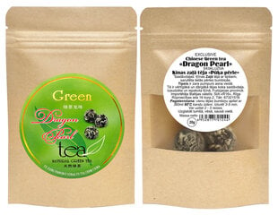 „DRAGON PEARL” (Big Pearl) Green tea - Išskirtinis Kinų žalioji arbata „Drakono perlas“ (Didysis perlas), 20 g kaina ir informacija | Arbata | pigu.lt