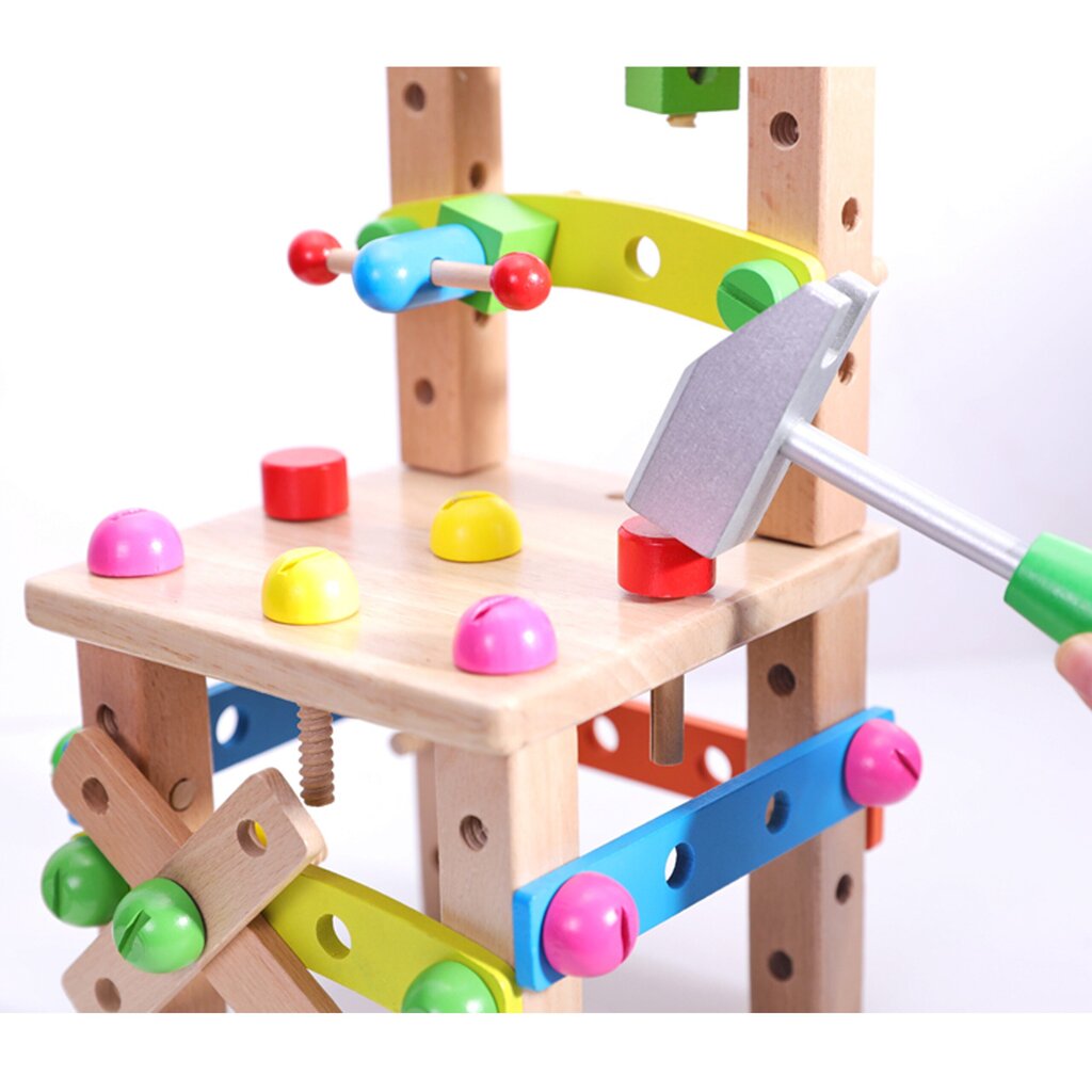 Konstravimo rinkinys "Kėdė" kaina ir informacija | Žaislai kūdikiams | pigu.lt