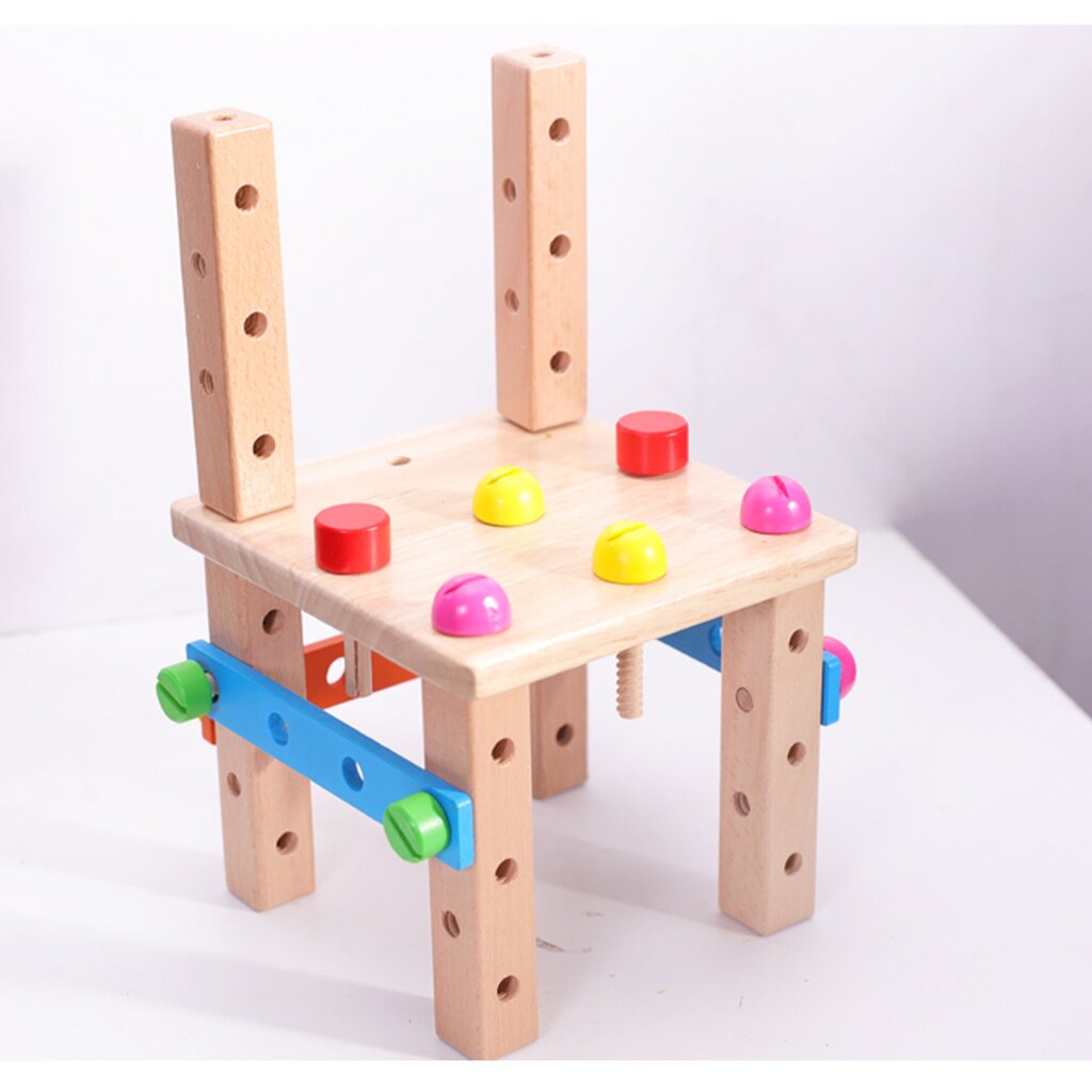 Konstravimo rinkinys "Kėdė" цена и информация | Žaislai kūdikiams | pigu.lt