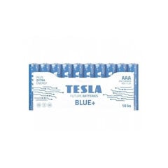 TESLA Batteries AAA Blue+ R03 10pcs kaina ir informacija | Elementai | pigu.lt
