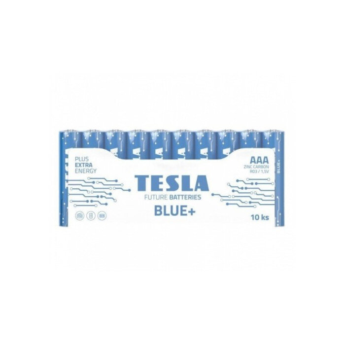 TESLA Batteries AAA Blue+ R03 10pcs цена и информация | Elementai | pigu.lt