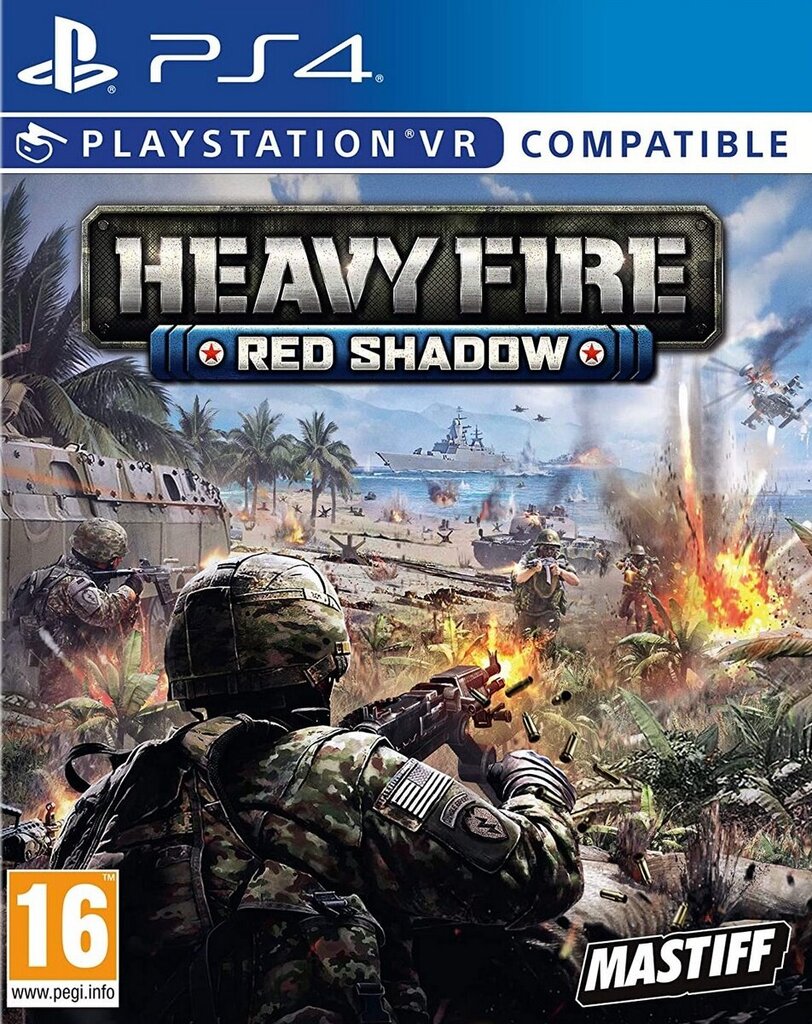 Компьютерная игра PS4 Heavy Fire : Red Shadow. цена | pigu.lt