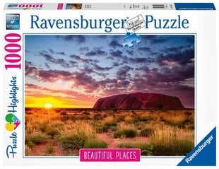 Dėlionė Ravensburger Ayers Rock Australija, 1000 d. kaina ir informacija | Dėlionės (puzzle) | pigu.lt
