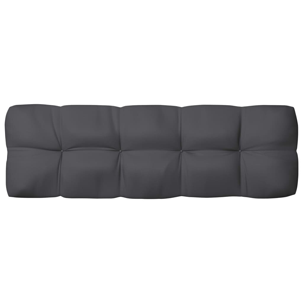 Sodo sofos pagalvėlė, pilka, 120x40x12 cm kaina ir informacija | Pagalvės, užvalkalai, apsaugos | pigu.lt