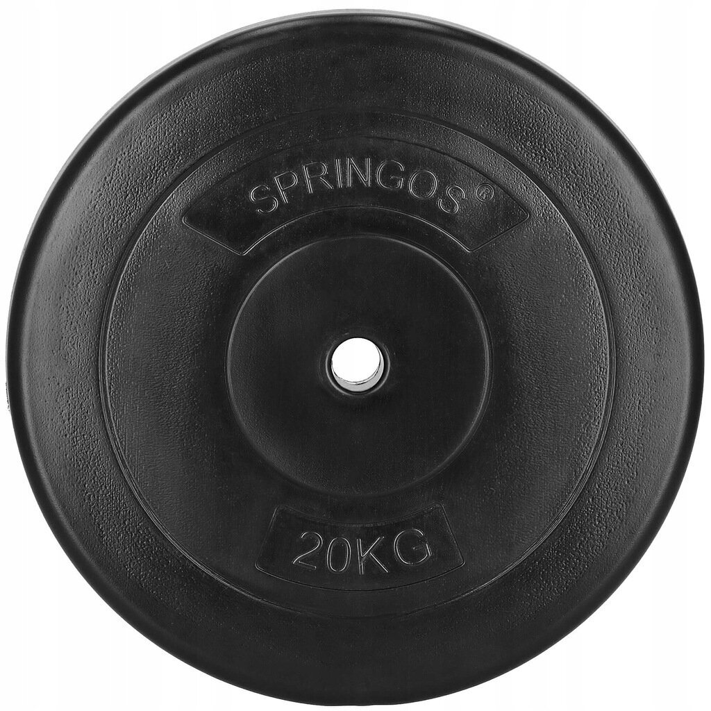 Svorio diskas Springos FA1500 20kg kaina ir informacija | Svoriai, svarmenys, štangos | pigu.lt
