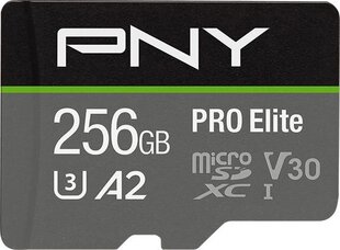 MicroSDXC PNY P-SDU256V32100PRO-GE 256GB kaina ir informacija | PNY Technologies Europe Mobilieji telefonai, Foto ir Video | pigu.lt