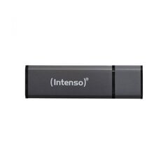 USB карта памяти Intenso 4GB Alu USB 2.0 Anthracite цена и информация | USB накопители | pigu.lt