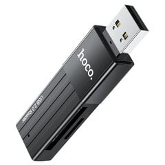 Hoco HB20 USB 2.0 2in1 Memory Card Reader  цена и информация | Адаптеры, USB-разветвители | pigu.lt