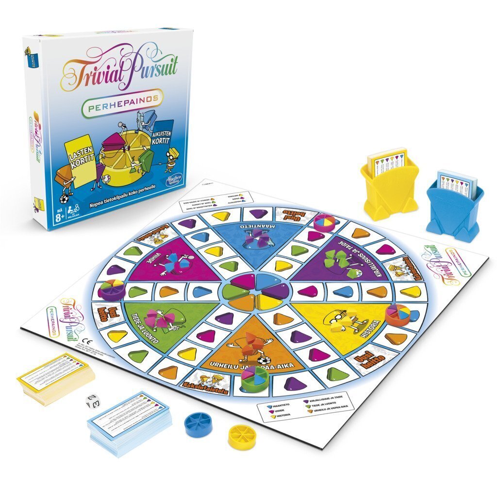 Настольная игра Hasbro Trivial Pursuit, на финском языке цена | pigu.lt