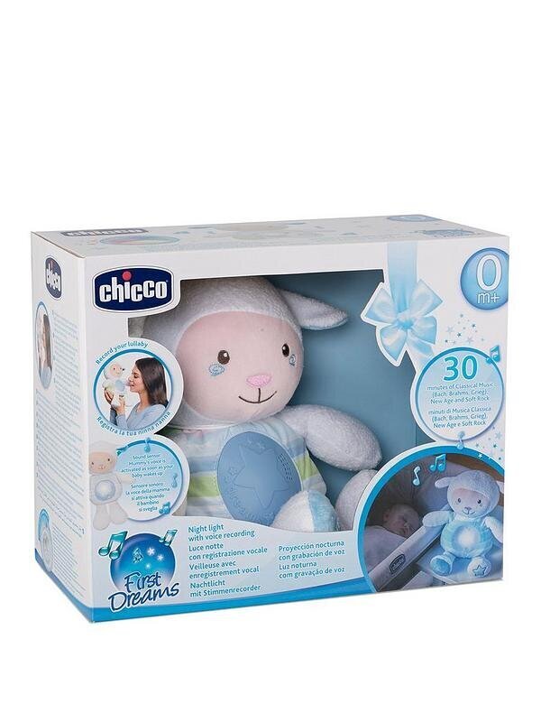 Muzikinis projektorius avytė Chicco First Dreams Lullaby Sheep Nightlight, mėlyna kaina ir informacija | Žaislai kūdikiams | pigu.lt