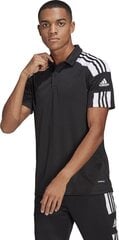 Футболка Adidas Polo, черная цена и информация | Футбольная форма и другие товары | pigu.lt