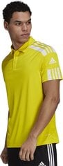 Marškinėliai Adidas Polo, geltoni kaina ir informacija | Futbolo apranga ir kitos prekės | pigu.lt