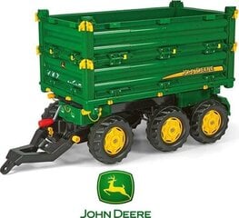 Rolly Toys Rolly Multi John Deere Трехосный самосвальный прицеп цена и информация | Игрушки для мальчиков | pigu.lt