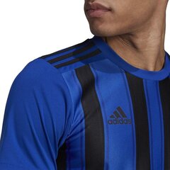 Marškinėliai Adidas STRIPED 21 JSY, mėlyni, S kaina ir informacija | Futbolo apranga ir kitos prekės | pigu.lt