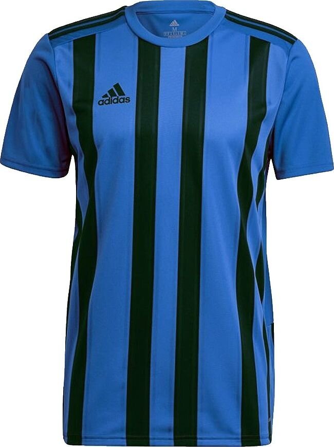 Marškinėliai Adidas STRIPED 21 JSY, mėlyni, M цена и информация | Futbolo apranga ir kitos prekės | pigu.lt