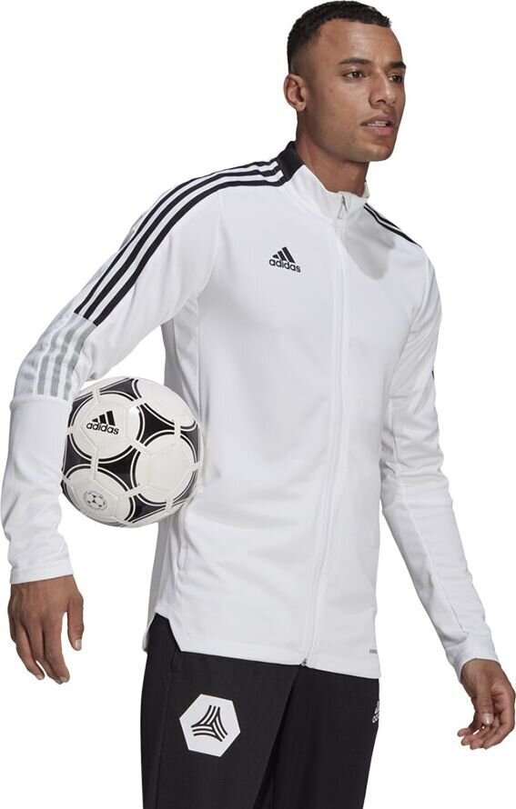 Sportinė striukė Adidas Tiro 21, balta kaina ir informacija | Futbolo apranga ir kitos prekės | pigu.lt