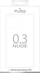 Puro Nude 0.3 Samsung A12 A125 przeźroczysty|transparent SGA1203NUDETR цена и информация | Чехлы для телефонов | pigu.lt