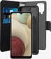 Dėklas Puro skirtas Samsung Galaxy A12, juoda kaina ir informacija | Telefono dėklai | pigu.lt