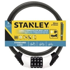 Dviračio kodinė spyna su trosu Stanley S741-151 kaina ir informacija | Stanley Sportas, laisvalaikis, turizmas | pigu.lt