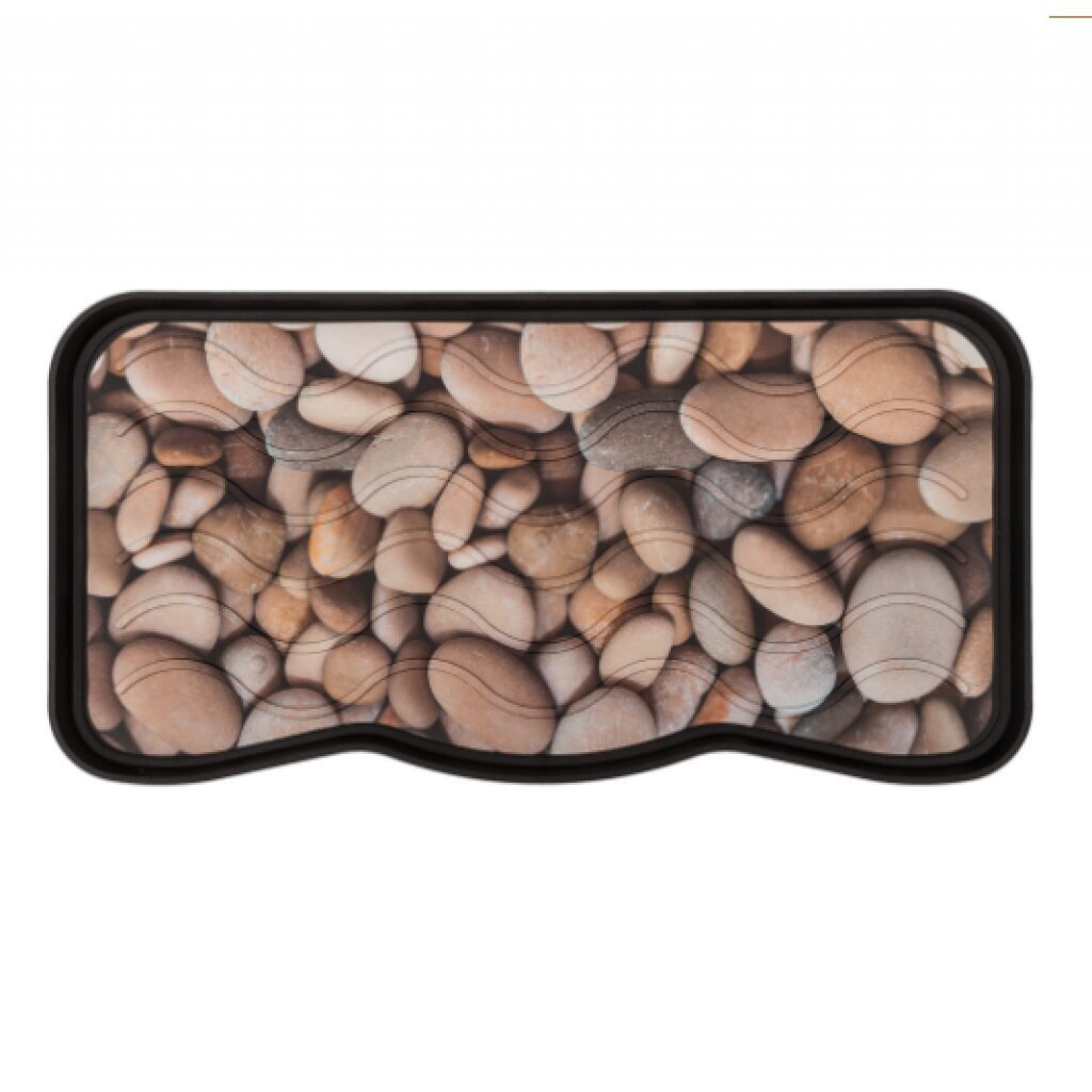 Batų kilimėlis-padėklas River Stone, 38x75 cm kaina ir informacija | Durų kilimėliai | pigu.lt