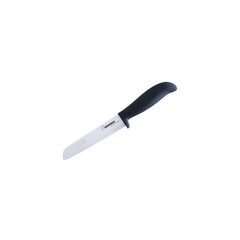 Нож Bergner Ceramica 15 см, керамика, черная ручка цена и информация | Ножи и аксессуары для них | pigu.lt
