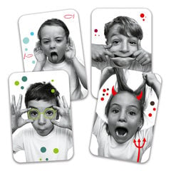 Kortų žaidimas Grimasos, Djeco DJ05169 kaina ir informacija | Stalo žaidimai, galvosūkiai | pigu.lt