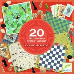 20 klasikinių stalo žaidimų rinkinys, anglų k., (6+) kaina ir informacija | Stalo žaidimai, galvosūkiai | pigu.lt