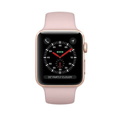 Apple Watch Series 3 (Atnaujinta), 42mm, Gold/Pink kaina ir informacija | Išmanieji laikrodžiai (smartwatch) | pigu.lt