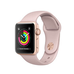 Apple Watch Series 3 (Atnaujinta), 42mm, Gold/Pink kaina ir informacija | Išmanieji laikrodžiai (smartwatch) | pigu.lt