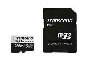 Карта памяти Transcend microSDXC 350V 256GB Class 10 UHS-I U1 цена и информация | Карты памяти для фотоаппаратов, камер | pigu.lt
