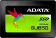 ADATA ASU650SS-256GT-R kaina ir informacija | Vidiniai kietieji diskai (HDD, SSD, Hybrid) | pigu.lt