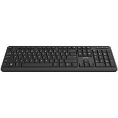 Wireless keyboard with Silent switches ,105 keys,black,Size 442*142*17.5mm,460g,RU layout kaina ir informacija | Klaviatūros | pigu.lt