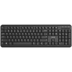 Wireless keyboard with Silent switches ,105 keys,black,Size 442*142*17.5mm,460g,RU layout kaina ir informacija | Klaviatūros | pigu.lt