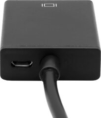 Adapter AV ProXtend D-Sub (VGA) - HDMI + Jack 3.5mm czarny kaina ir informacija | Adapteriai, USB šakotuvai | pigu.lt